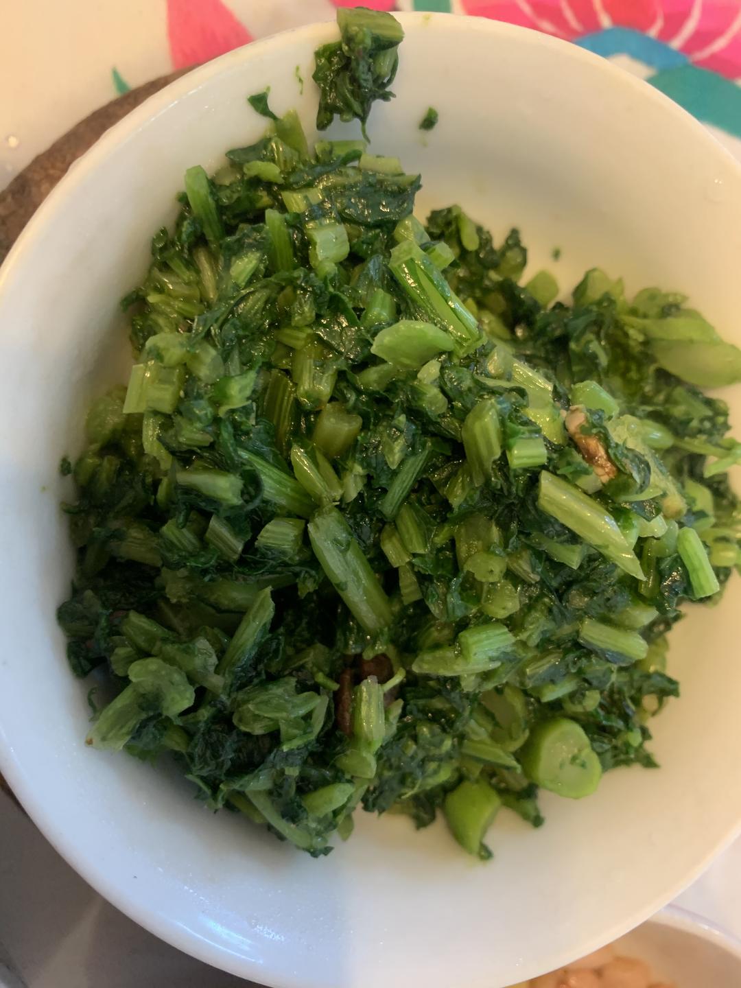 炒耙耙菜,方便青菜保存的做法