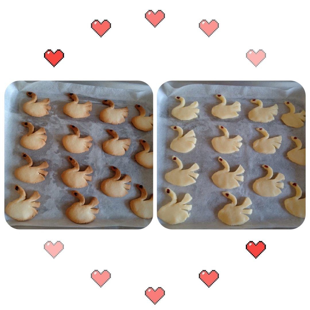 不用模具的小天鹅曲奇饼干