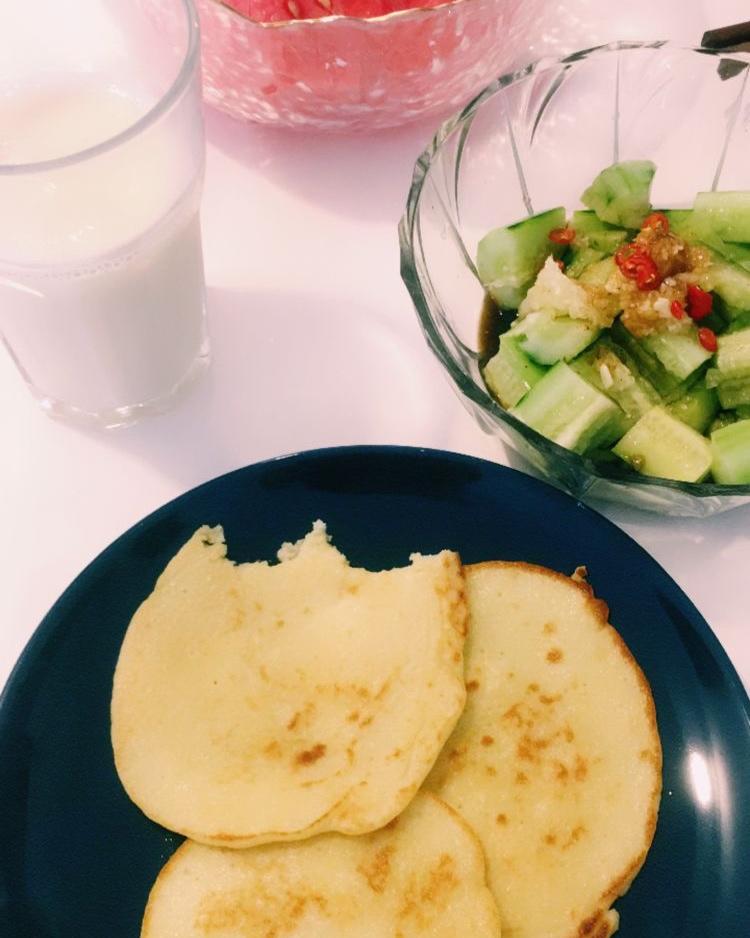 奶香豆渣饼