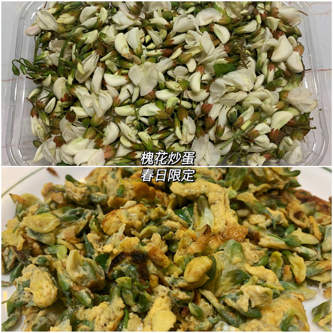 五月槐花香——槐花炒鸡蛋