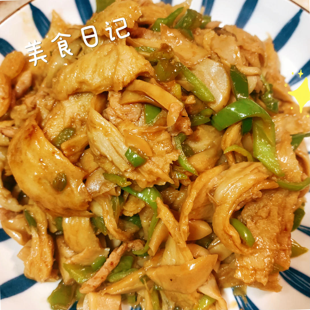 米饭杀手系列之青椒炒面筋