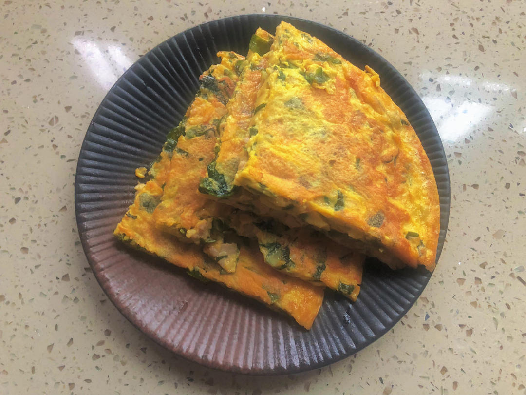 裙带菜鸡蛋饼