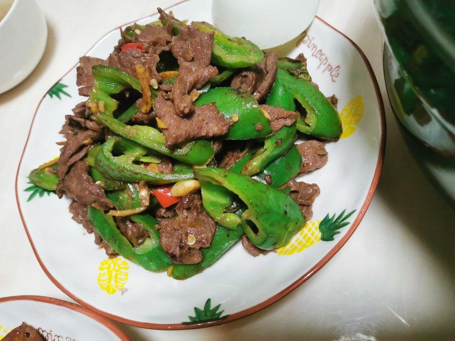 青椒炒牛肉