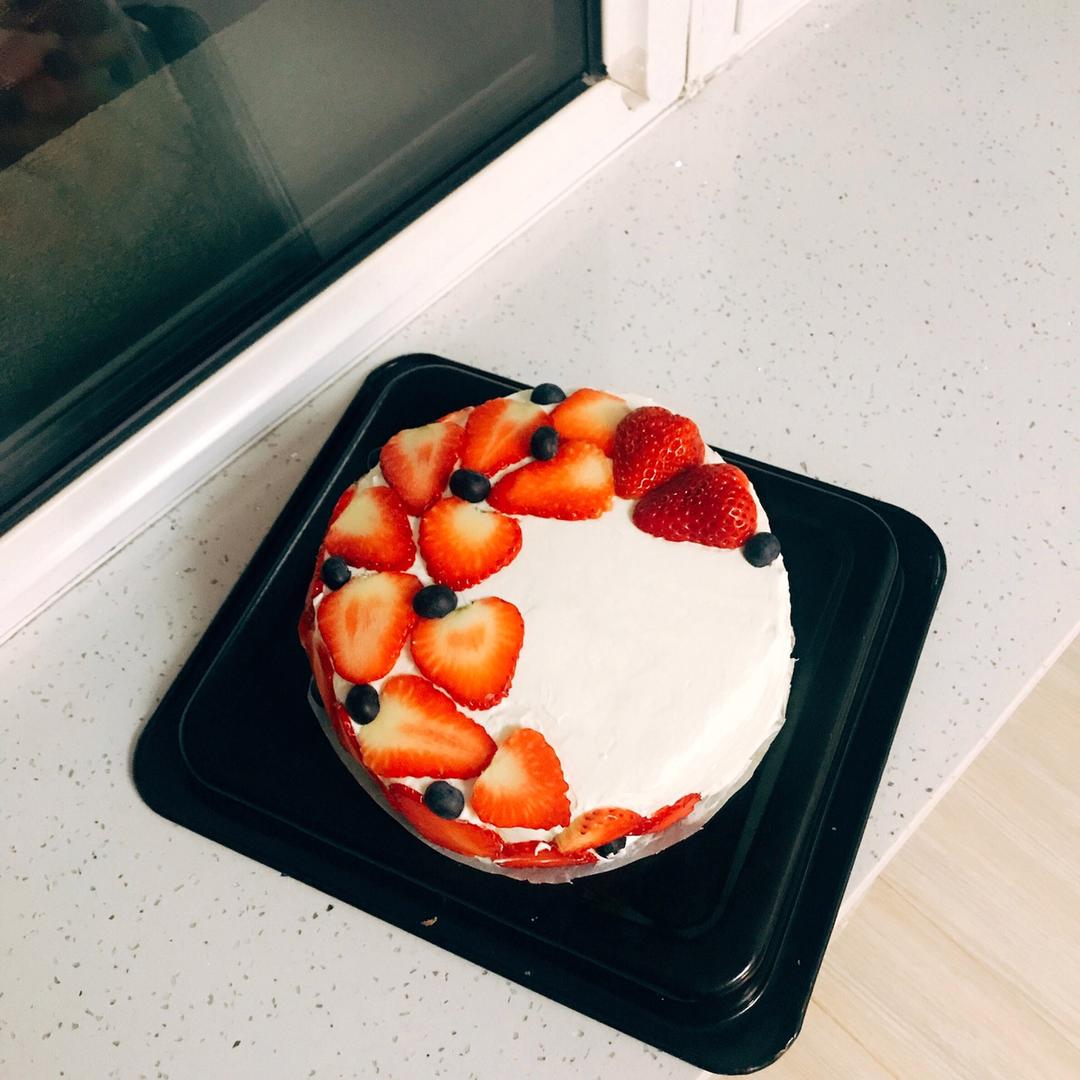超级简单美腻的生日蛋糕，情人节蛋糕。解决各种抹面困难！