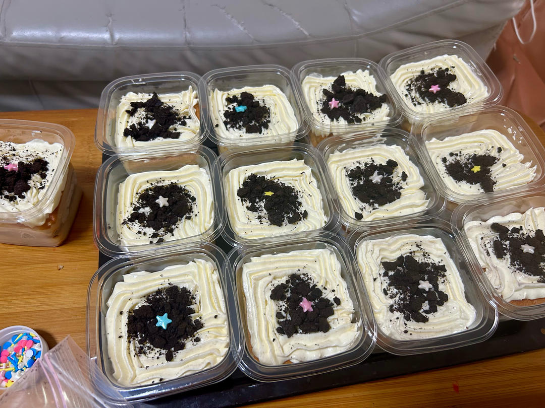 好吃到流泪的奥利奥咸奶油盒子蛋糕