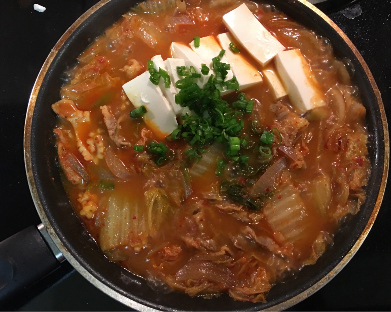 韩国泡菜肥牛豆腐锅（附辣酱配方）的做法