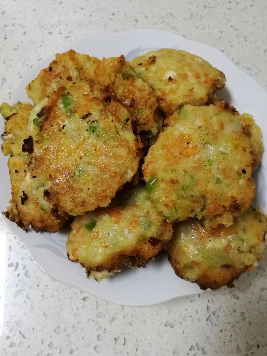 豆腐蔬菜饼的做法