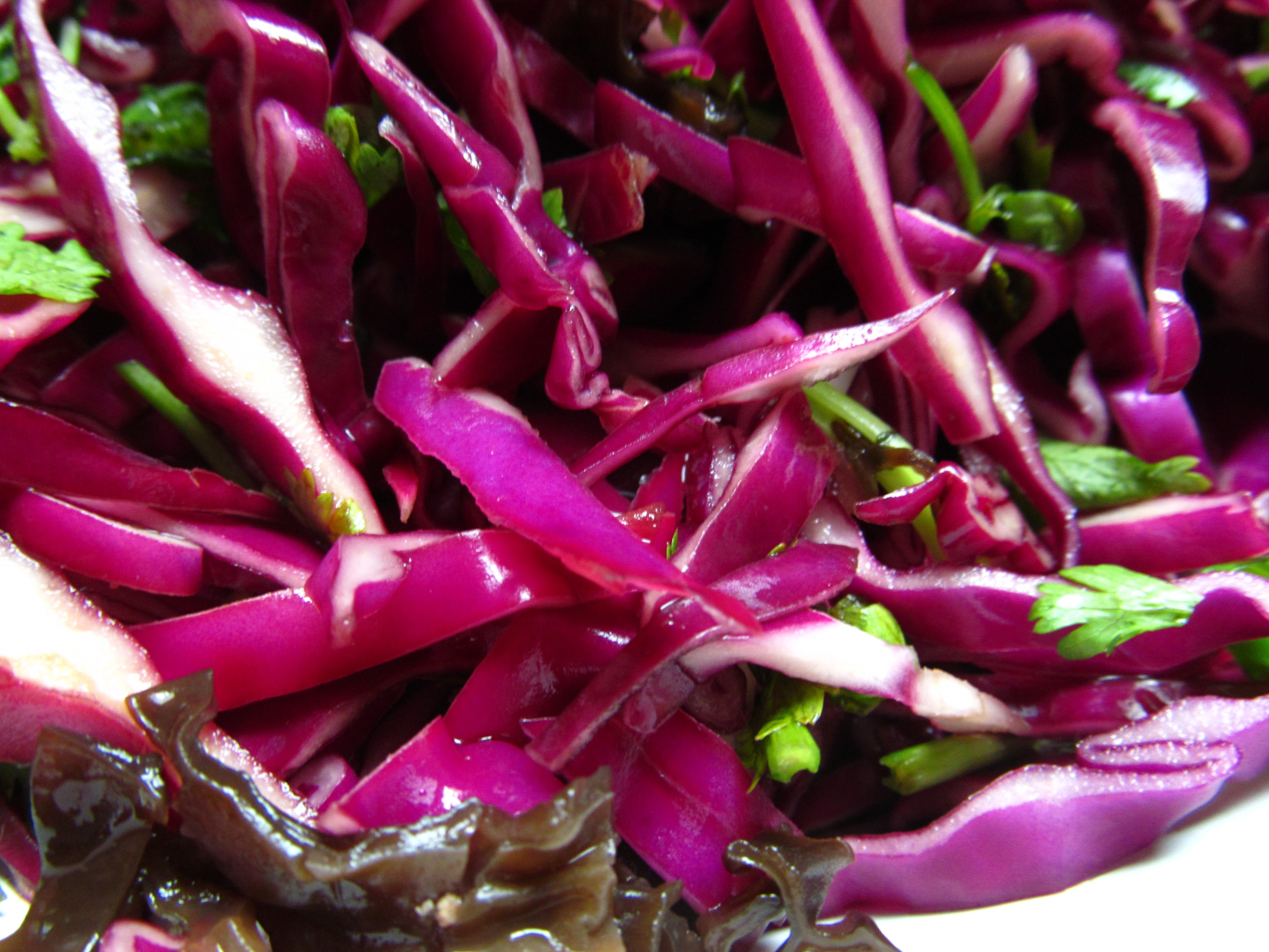 紫甘蓝拌黑木耳