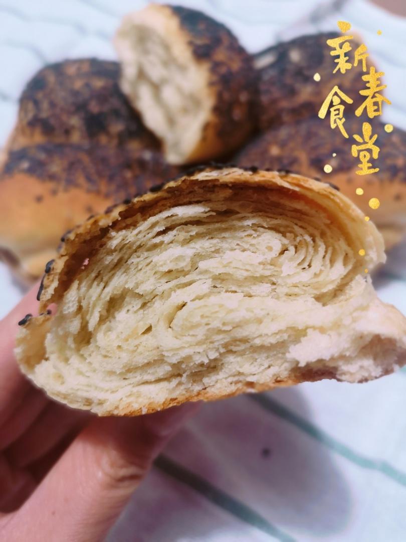 全麦芝麻椒盐烧饼（烤箱版）