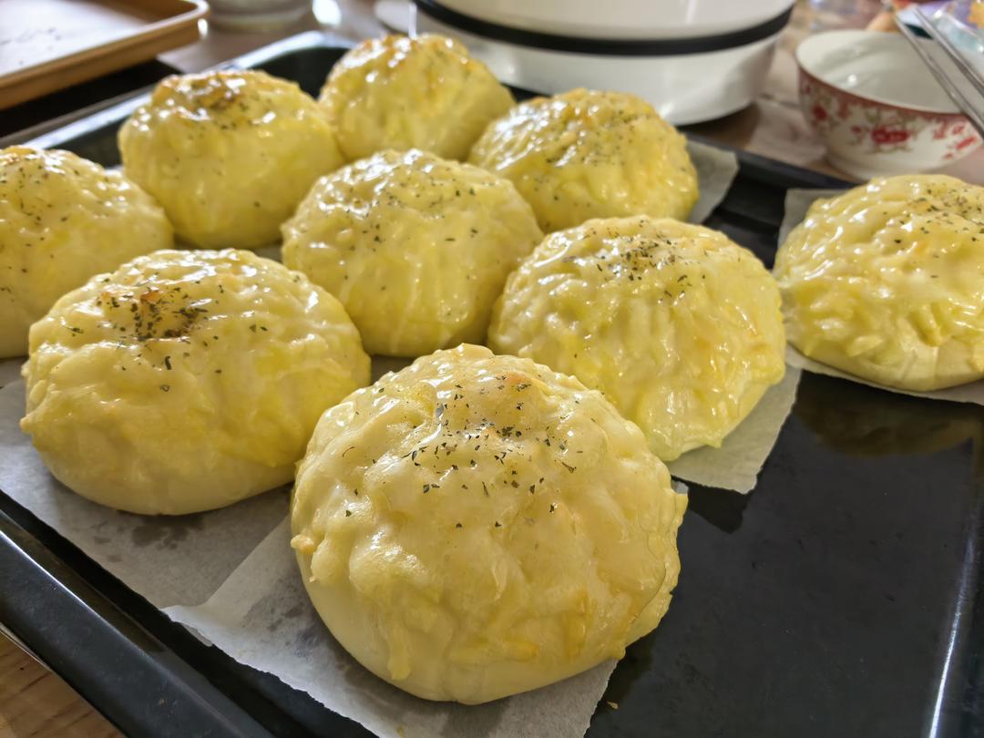 锁死这个配方｜黄金芝士肉松面包｜好吃迷糊了