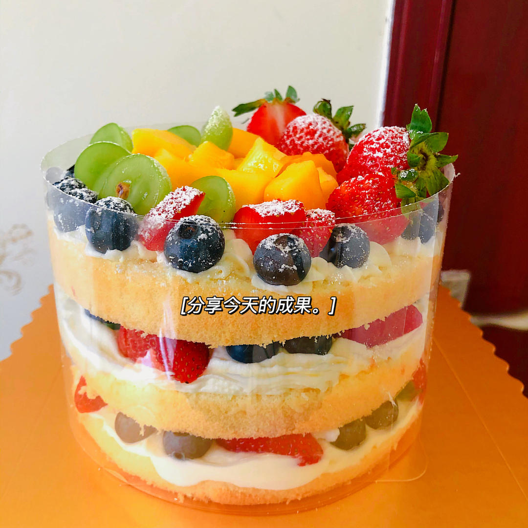 超柔软6寸戚风蛋糕(附8寸配方)零失败 超详细‼️含操作视频