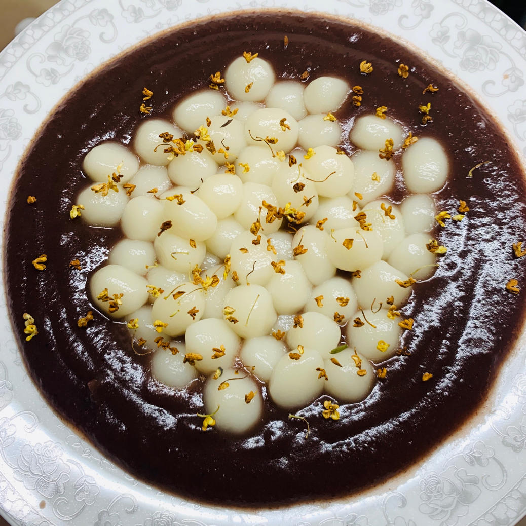 张美美1989做的红豆沙小圆子