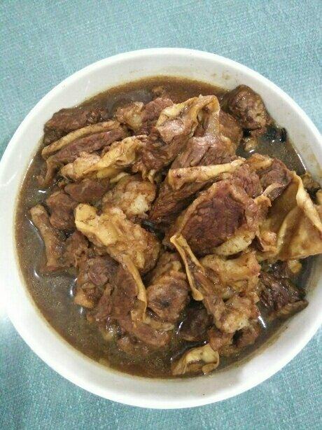 鸭梨1做的红烧牛肉正宗回族做法―鸭梨1