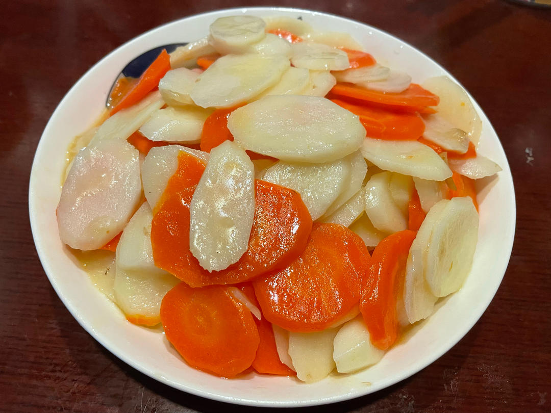老丁的私房菜-清炒山药
