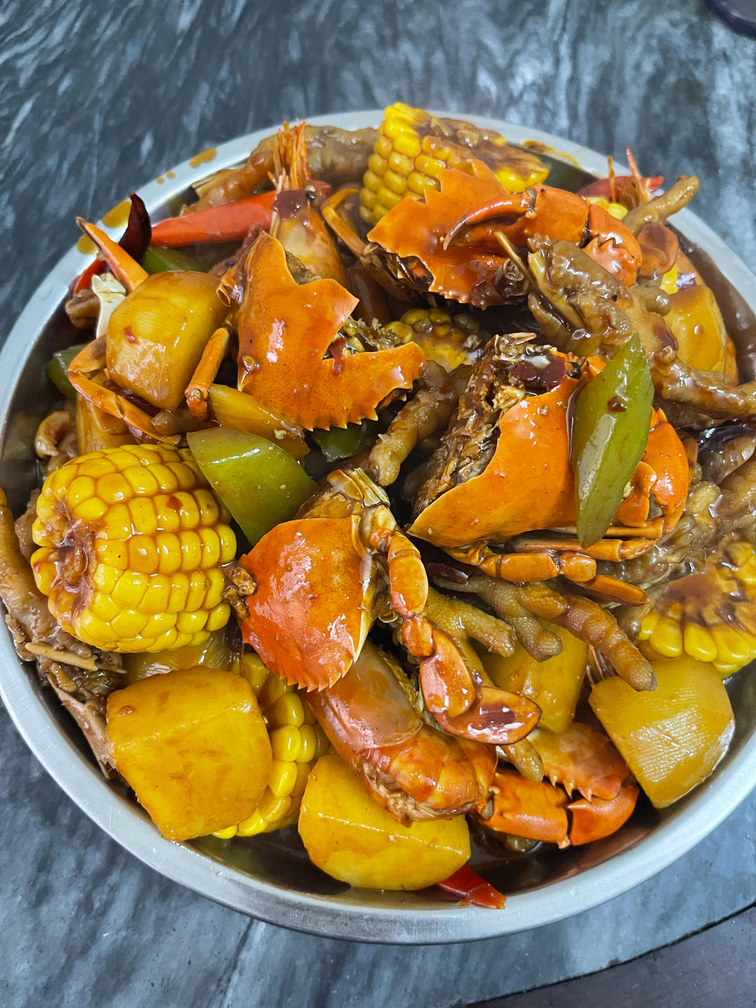 胖哥俩肉蟹煲