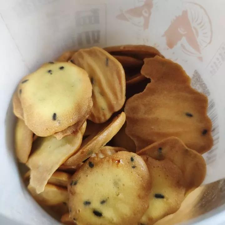 黑芝麻鸡蛋瓦片饼干 真材实料真滋味