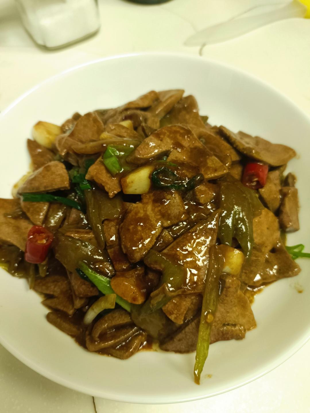 嫩炒猪肝