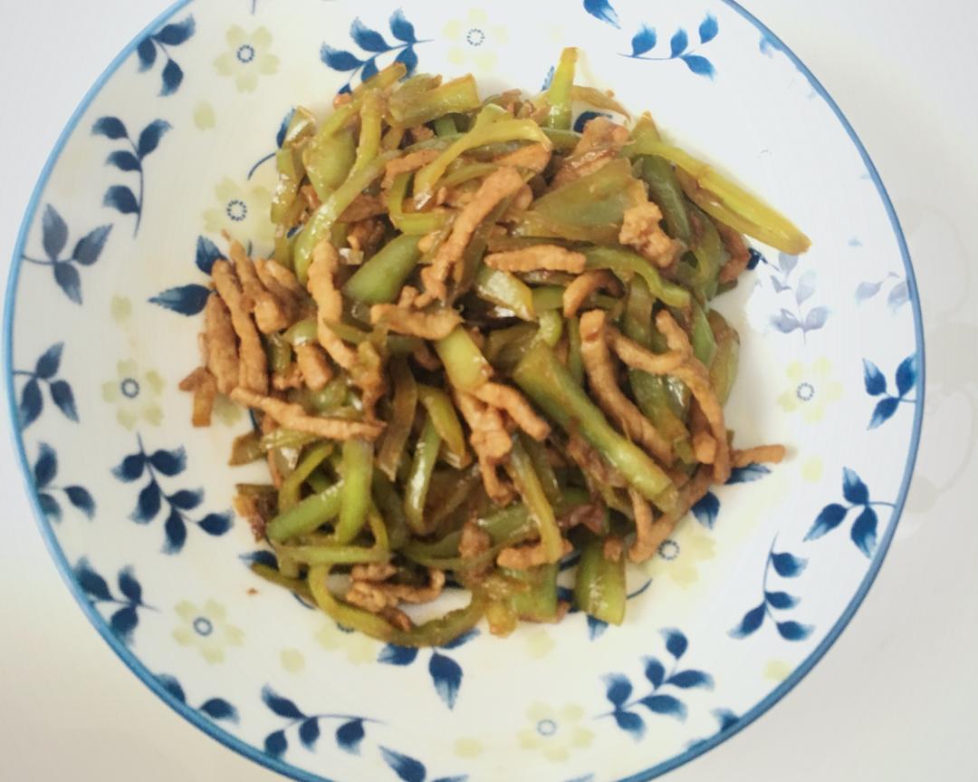 懒人版青椒炒肉丝