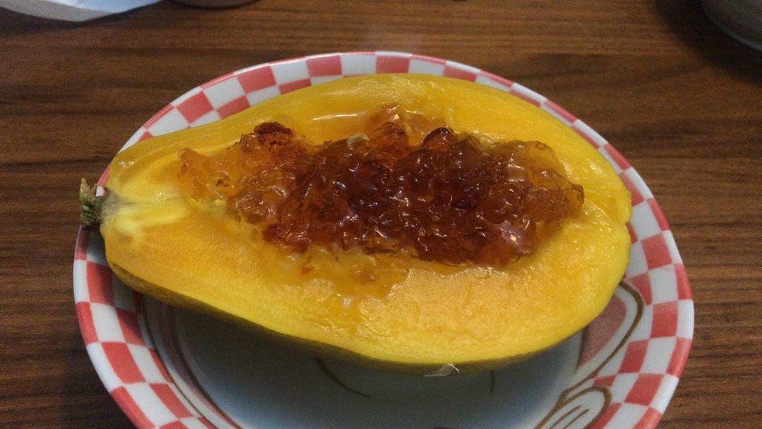 木瓜炖桃胶