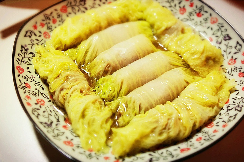 翠玉白菜卷