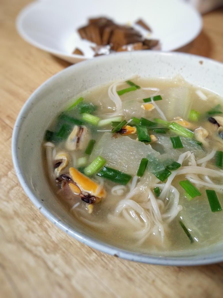 第一次自制冬瓜淡菜干