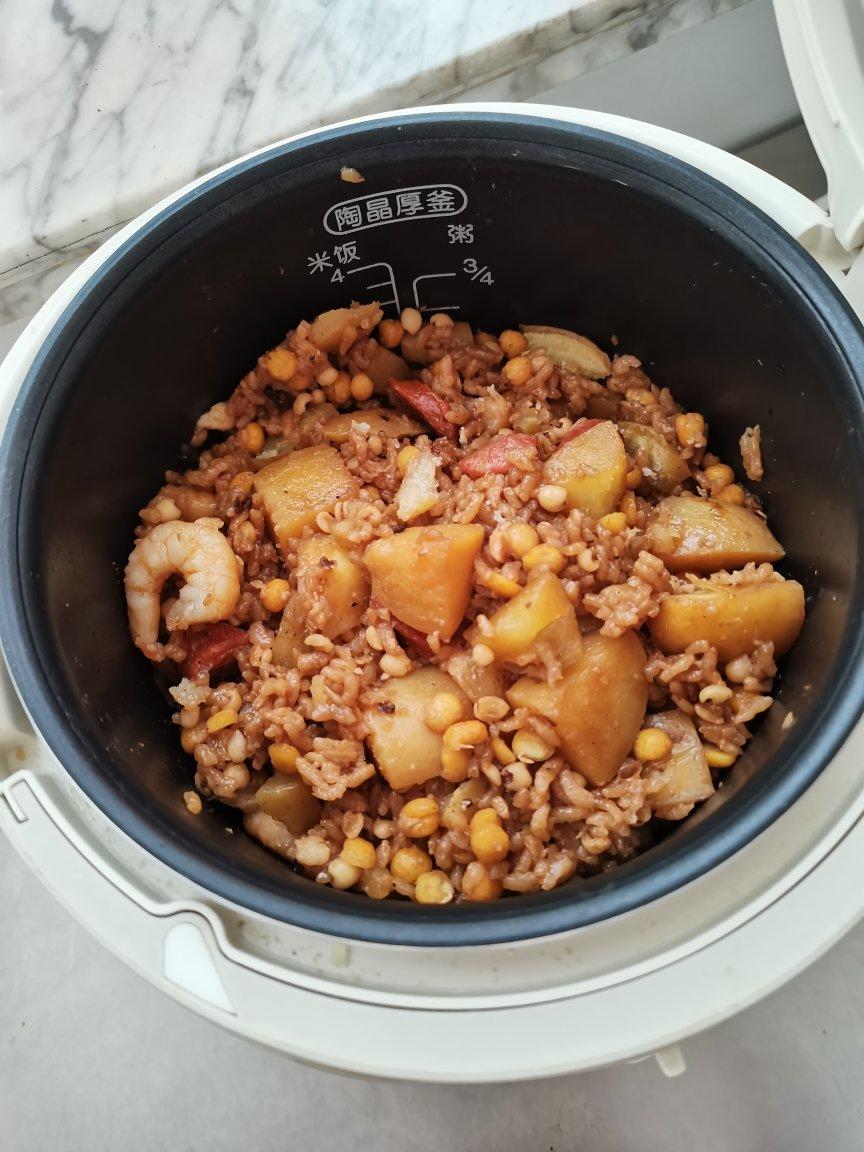 小兔子小做的土豆焖饭电饭锅版