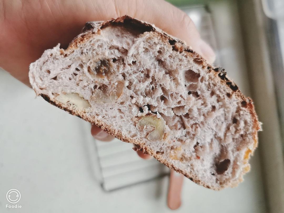 全麦核桃包～软欧包