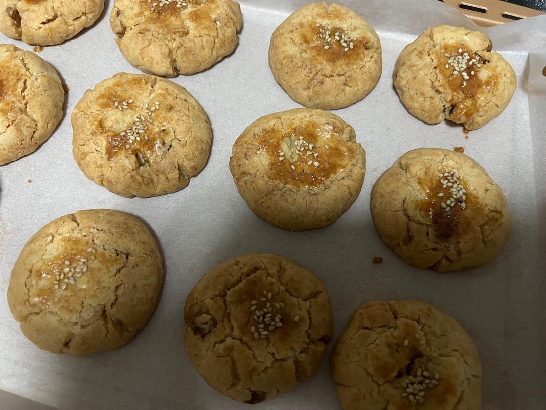 超简单的老式桃酥（减油减糖版）