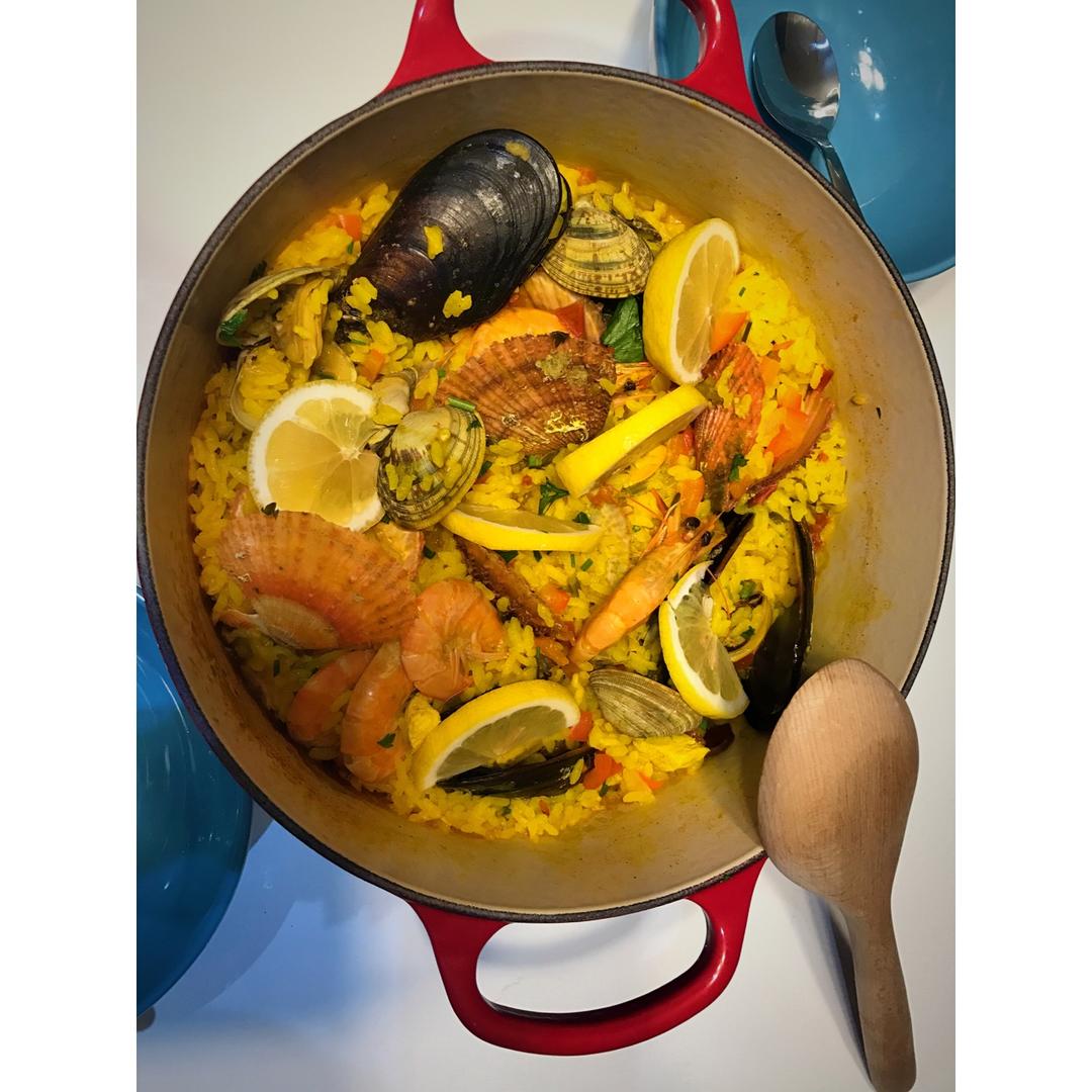 【曼食慢语】Seafood Paella 西班牙海鲜饭