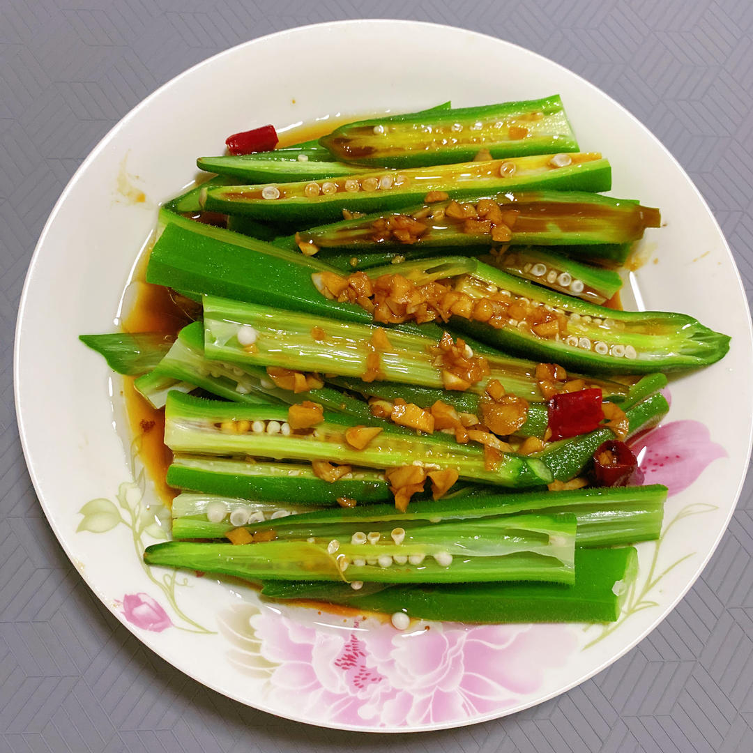 凉拌秋葵