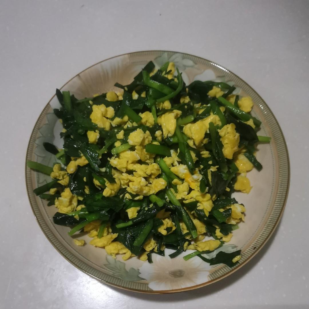 韭菜炒鸡蛋——三分钟快手下饭菜 掌握火候的秘诀