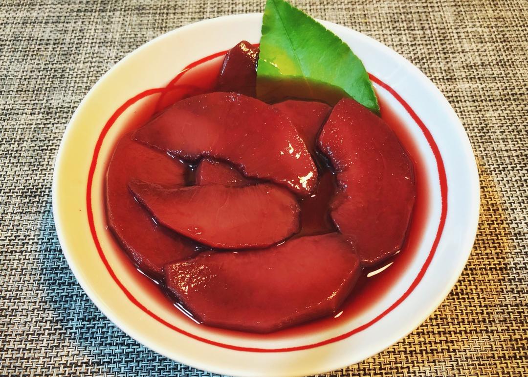 法式红酒炖桃子