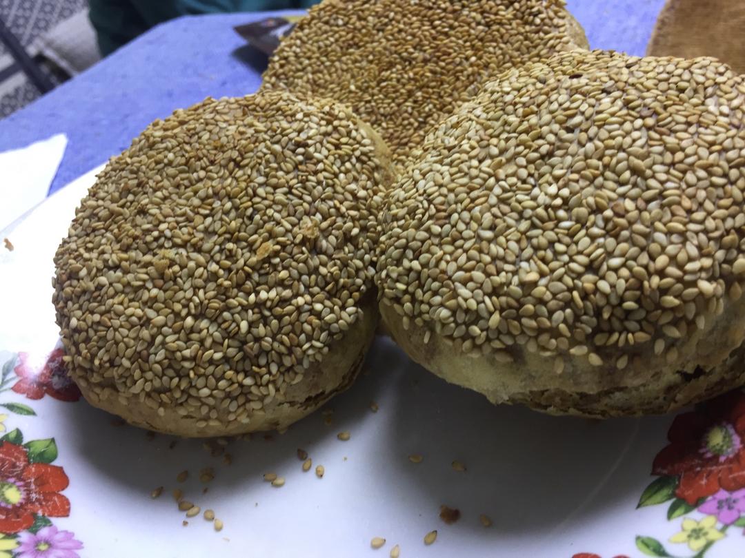 老北京五香麻酱烧饼