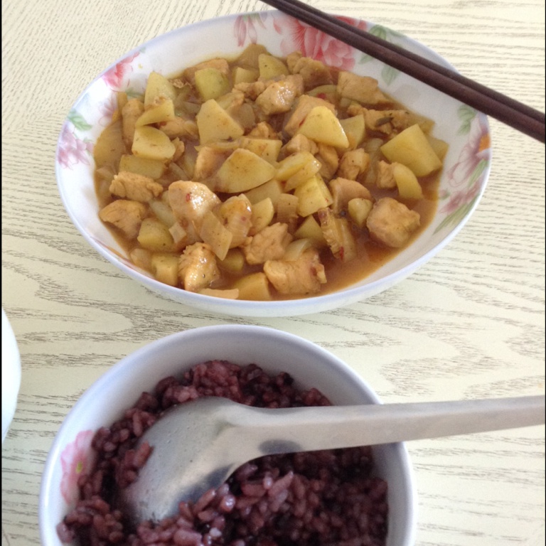 咖喱鸡饭