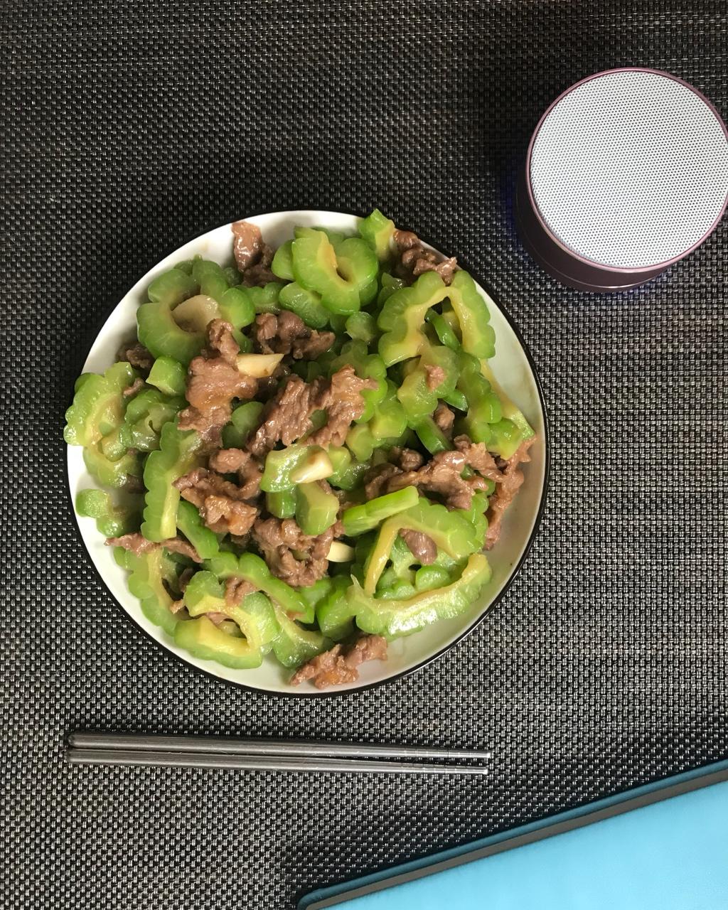 经典粤菜凉瓜牛肉