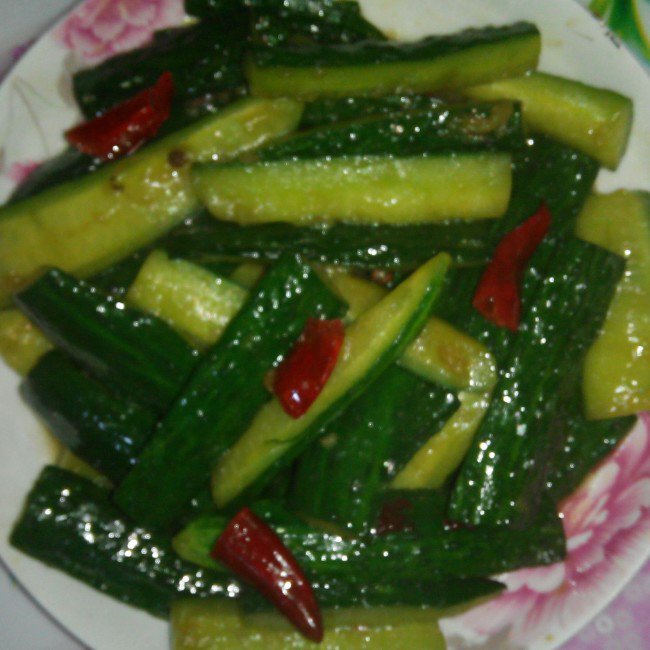 炝炒黄瓜条