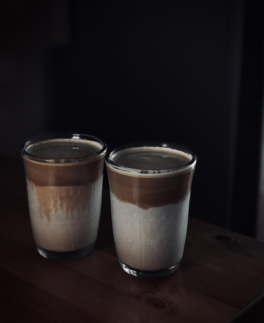 在家也能做出漂亮☕dirty☕脏咖啡👻