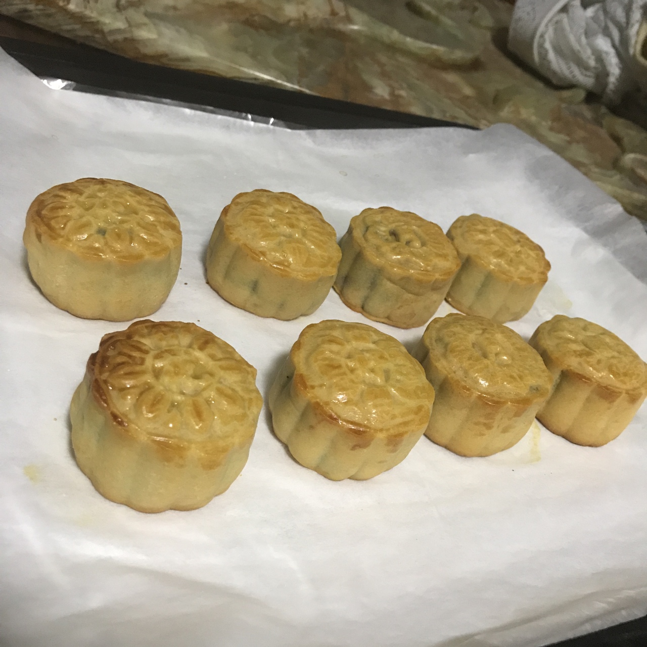 广式月饼——咸蛋黄豆沙月饼（新手版）