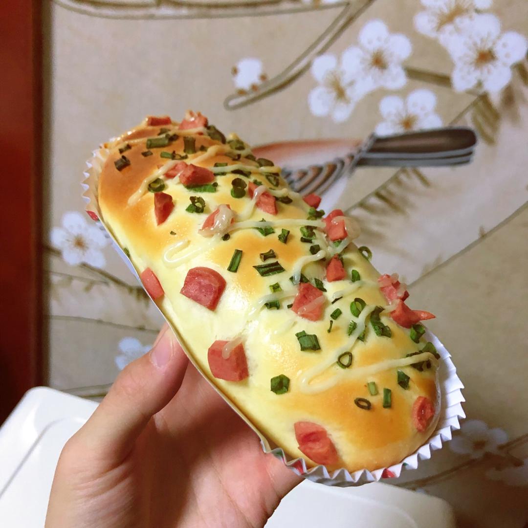 香葱火腿肉松面包