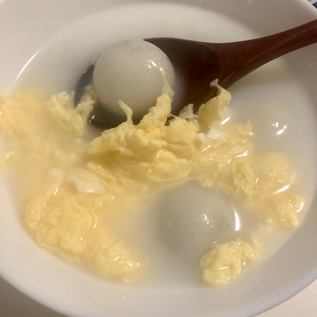 蛋花汤圆的做法