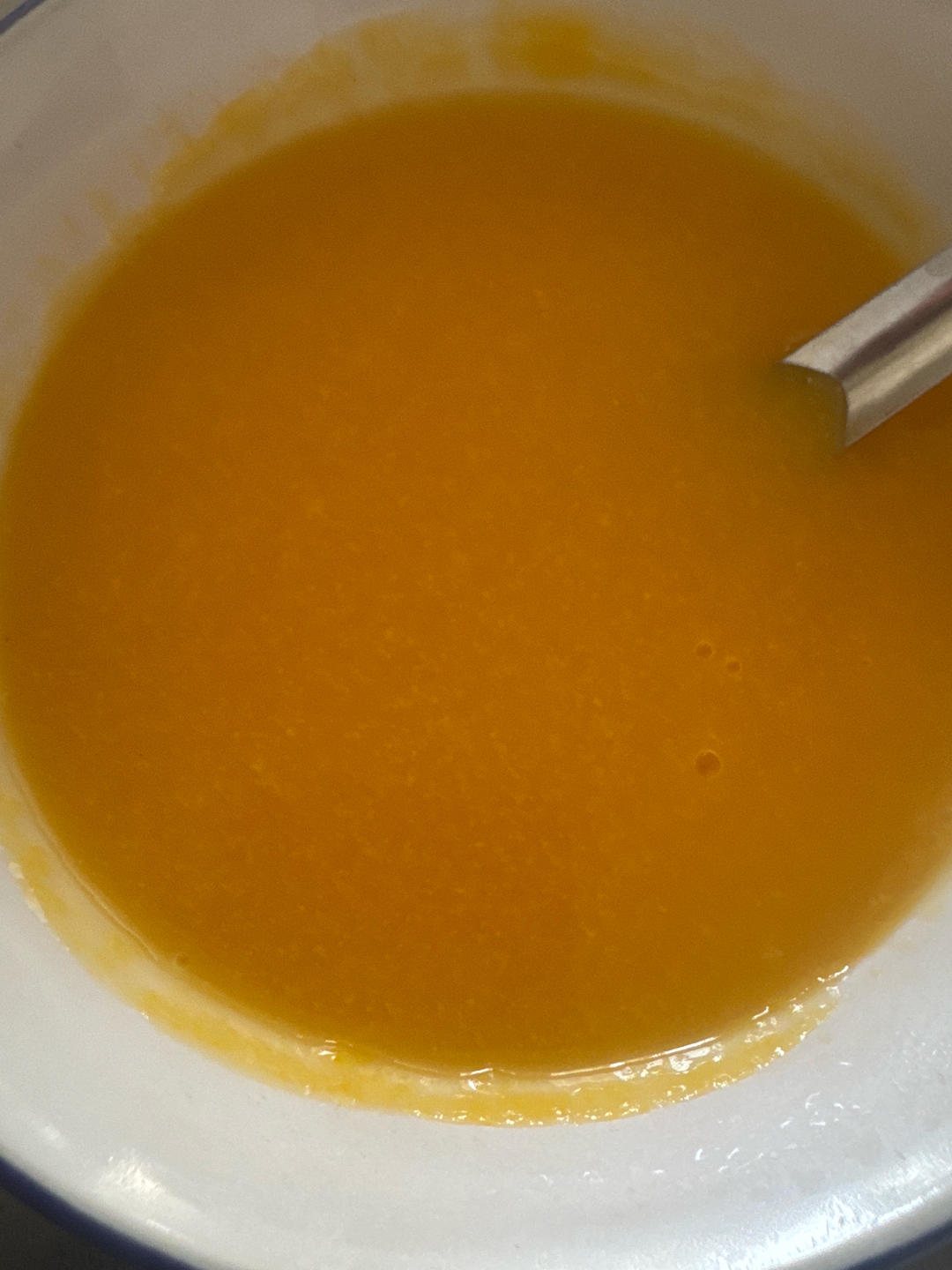 超好喝的南瓜小米糊.「破壁机食谱」