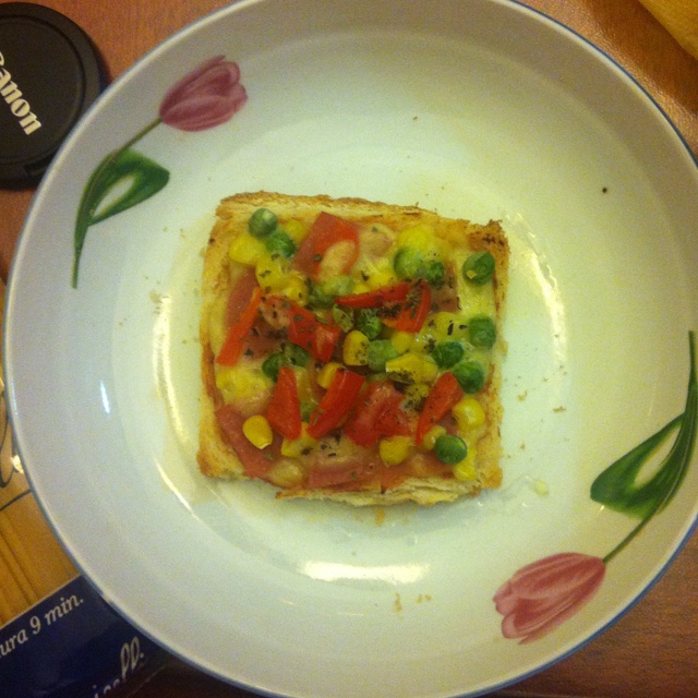 吐司水果小批萨