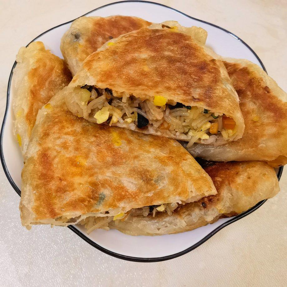 懒人版大馅饼(手抓饼版)