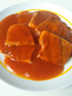 茄汁脆皮豆腐的做法 步骤8