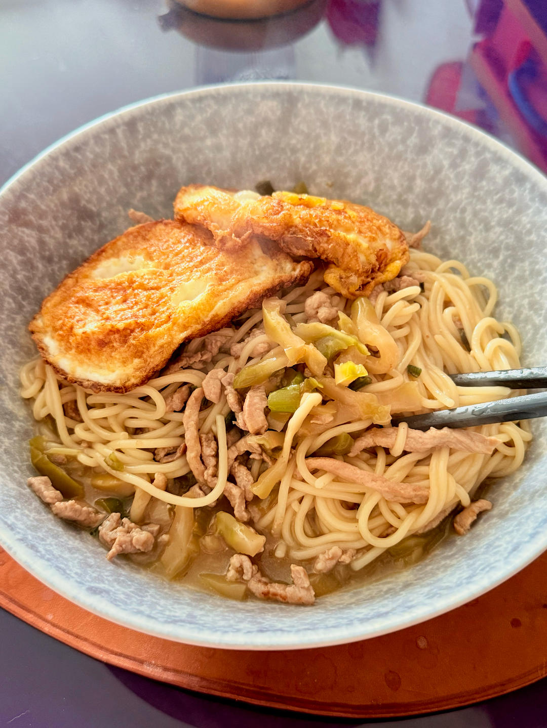 榨菜肉丝面