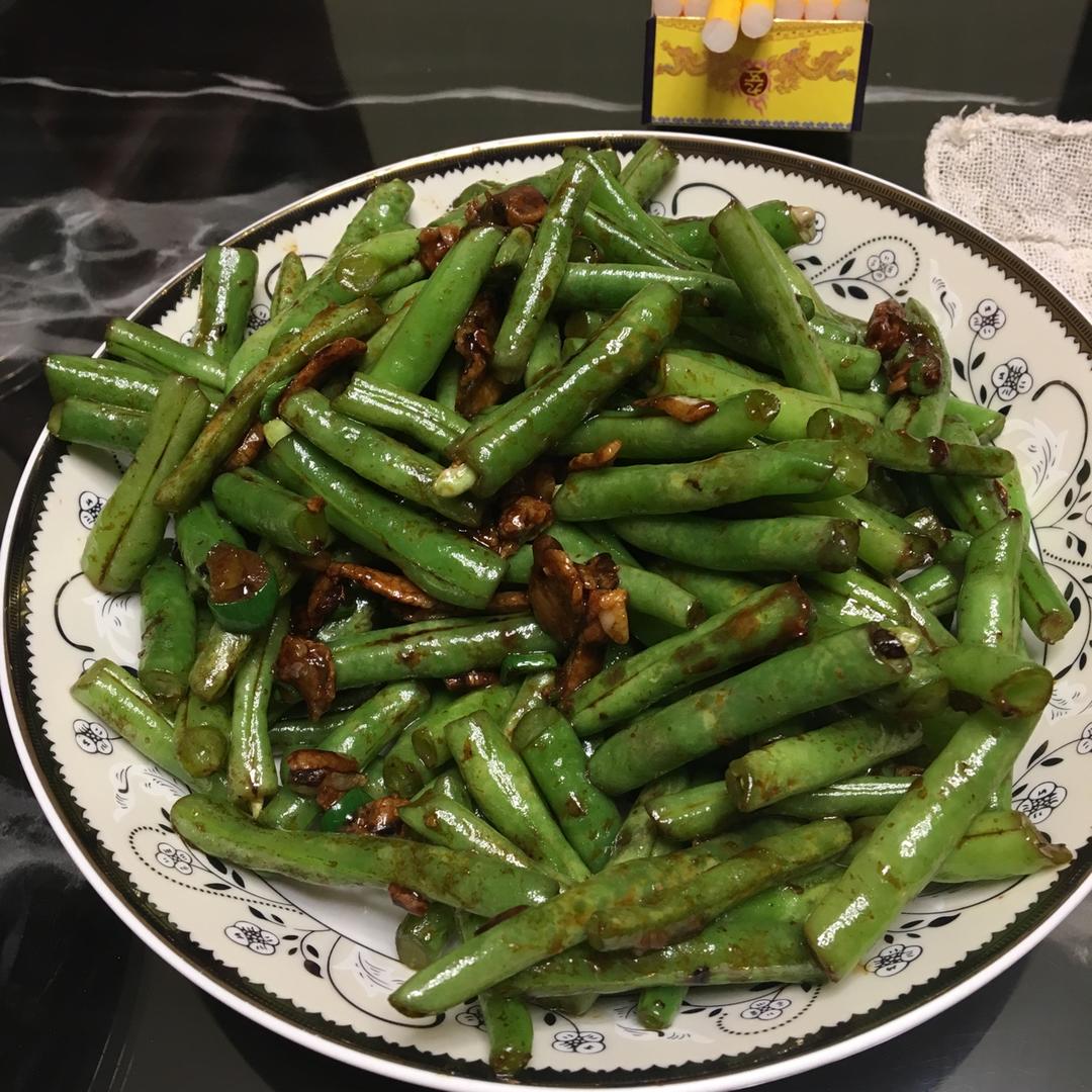 豆角炒肉丝