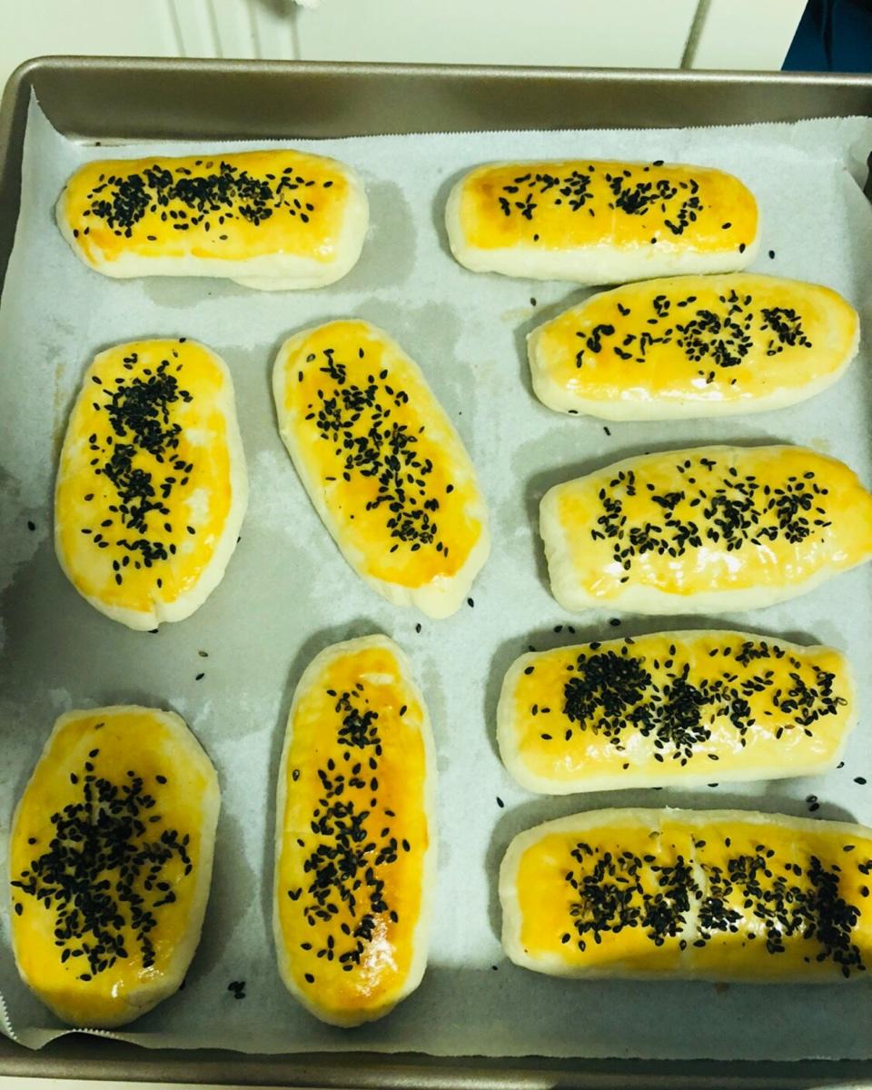 芝麻椒盐牛舌饼（北京小吃）