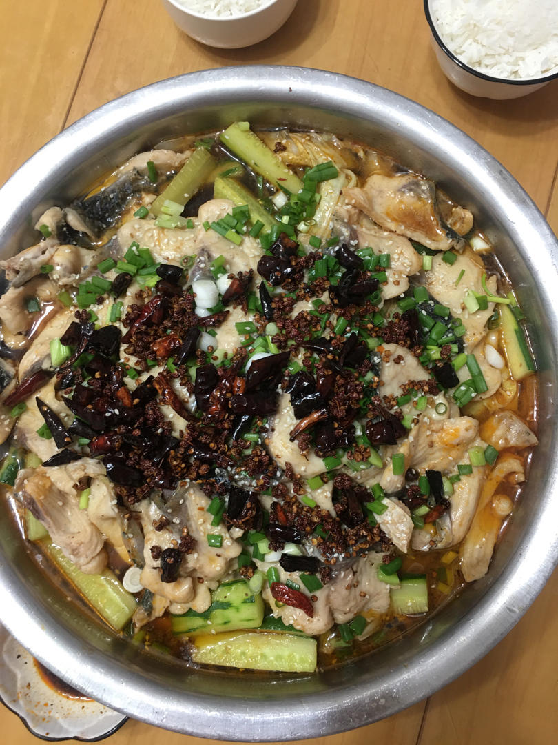 一学就会的家庭版（微辣水煮鱼）