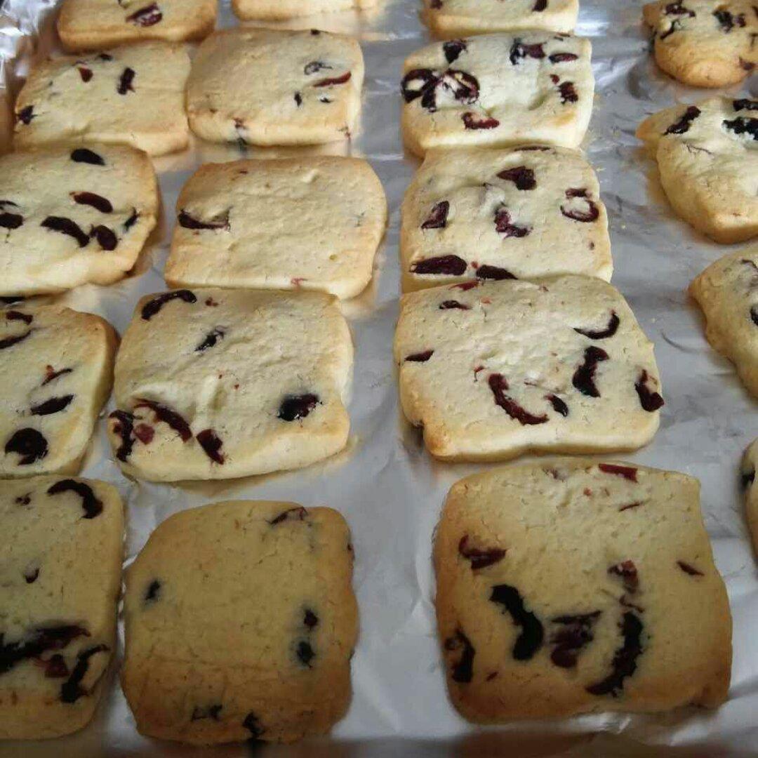 低糖少油版蔓越莓饼干