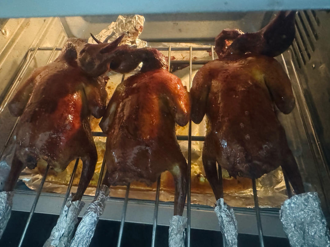 脆皮乳鸽（烤箱版）